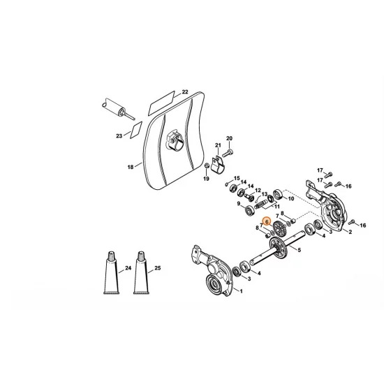 STIHL  Koło zębate 4601 640 7500